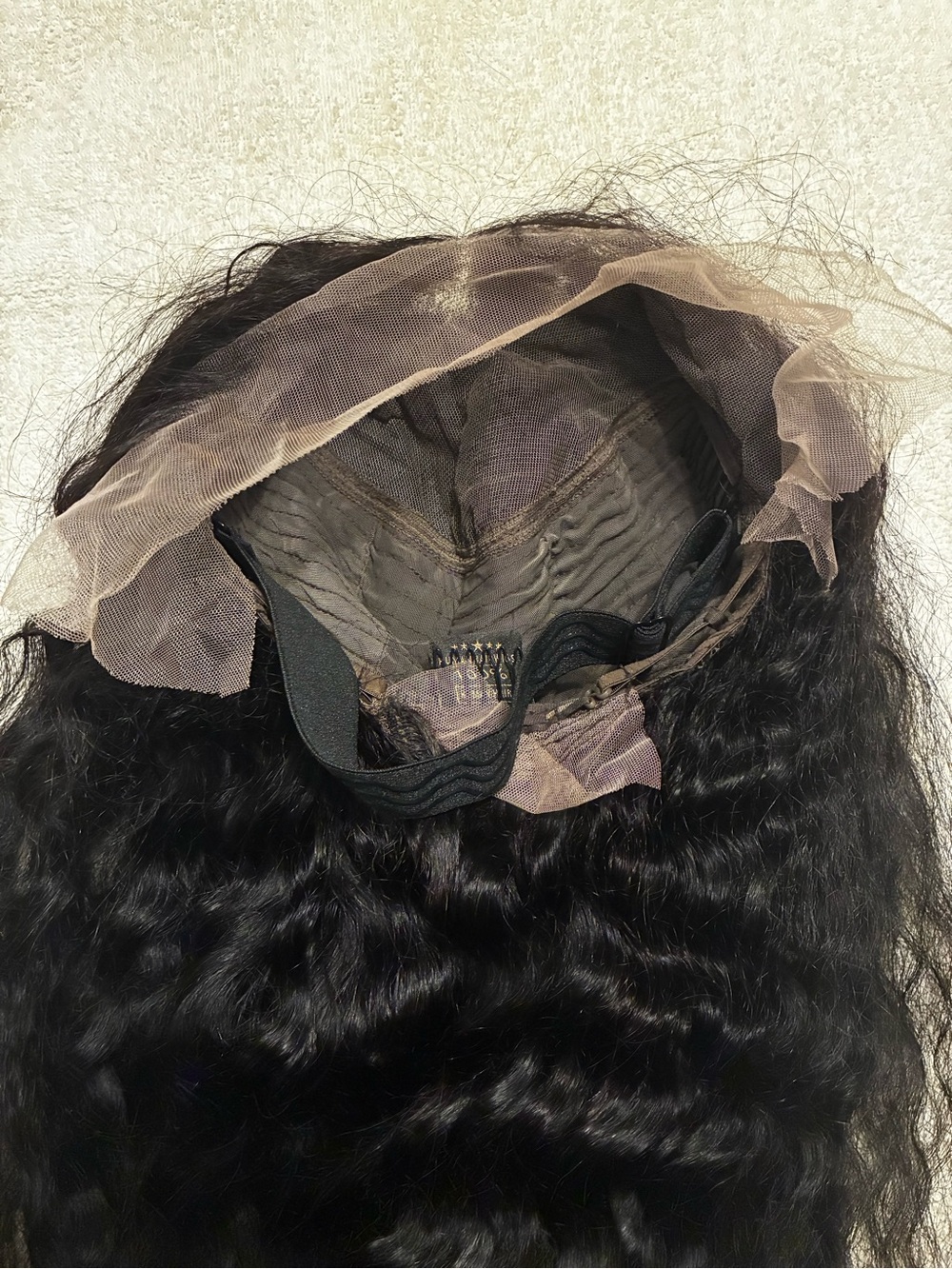 32" Deep Wave Lace Front Wig - Natural Black - Human Hair - Picture 6 of 7